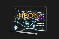 Procreate Neon Light Brush Product Image 1