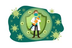 Vaccine Illustrations Product Image 1