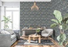 Wall mockup - Wallpaper mockup - Living room scene Product Image 11