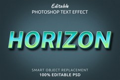 Horizon Editable Photoshop Text Style Effect Product Image 1