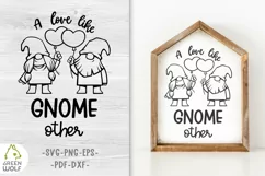 Couple gnomes svg Valentine gnome svg Gnome couple svg file Product Image 1