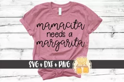 Mamacita Needs A Margarita - Cinco de Mayo SVG PNG DXF Files Product Image 1
