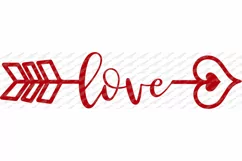 Love Cupid's Arrow - Valentine's Day - Valentine _ SVG PNG Product Image 3