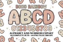 BOHO RAINBOW Alphabet A-Z Numbers Classroom Decor Product Image 1