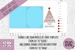 Christmas insert card design| Paper cutting | Cricut Joy svg Product Image 2