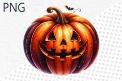 Halloween Pumpkins Sublimation - Clipart PNG Design Product Image 1