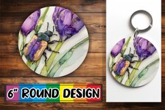 Joyful Round Keychain Magic PNG, Animals Product Image 1