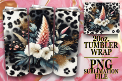 BREATHTAKING VIEWS 20oz TUMBLER WRAP, Leopard Prints Product Image 1