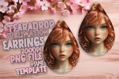 Charming Teardrop Design for Sublimation , Fairy Product Image 1