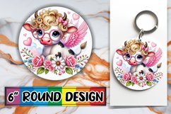 Joyful Sublimation Circle Designs PNG, Valentines Product Image 1