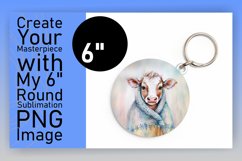 Artful Round Design for Keychains , Animals Product Image 1