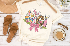 Gigi Easter Bunny Clipart, Happy Easter Sublimation PNG Product Image 2