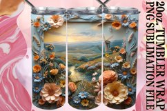 Meadow Vision 3D Tumbler Design 20oz Product Image 1