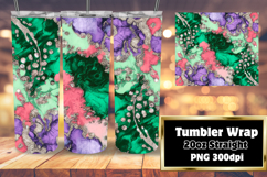 VIBRANT 20oz Gift Tumbler Design , Abstract Pattern Product Image 1