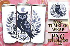 Radiant Love 20oz tumbler wrap, Flower Animals Product Image 1