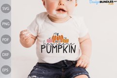 Pumpkin Quote SVG Cut Files / Hey There Pumpkin SVG Design Product Image 1