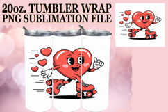 JOYFUL GIFT 20oz TUMBLER WRAP, Valenines Heart Product Image 1