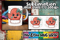 Cheerful journeys 11oz 15oz sublimation wrap, Cute Christmas Product Image 1