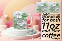 Petal Radiance: Sublimation 11oz/15oz Mug Product Image 1