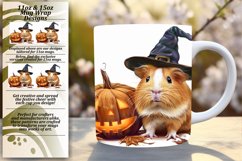Halloween Critter Mug 11oz/15oz Wrap PNG Product Image 1