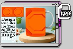 Neon Elegance: Sublime 15oz Mug Sublimation Gems 11oz Product Image 1