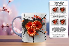 Radiant Roses: 11oz/15oz Sublimation Mug Assortment Product Image 1