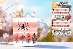 Creative 11oz Mug Wrap Png Template , Halloween Product Image 1