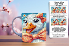 Charming 11oz Mug Wrap Png Design , Goose Product Image 1