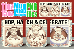 Colorful dreams 11oz 15oz sublimation wrap, Easter Product Image 1
