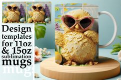 Springtime Magic: 3D Mug Wrap Sublimation - Easter Animals Product Image 1