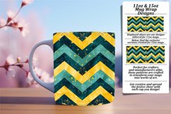 Sparkly Stripe Pattern Mug 11oz/15oz Wrap for Sublimation Product Image 1