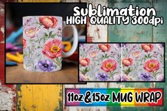 Bold Spring Abstract Design Mug Wrap 11oz 15oz Product Image 1