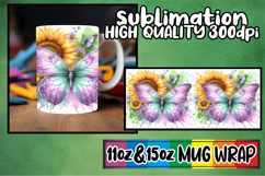 Nostalgic days sublimation print wrap, Butterfly Product Image 1