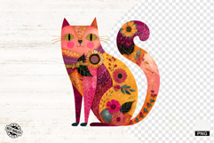 Whimsy Cat PNG - Cats Clipart Product Image 1