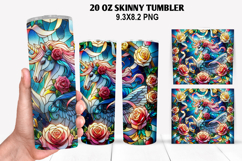 Valentine Skinny Tumbler 20oz Wrap Design, Valentine Tumbler Product Image 1