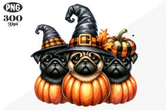 Halloween Dog Sublimation - Clipart PNG Design Product Image 1