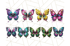Metallic Butterfly Clipart PNG Clipart, Vibrant Butterfly Product Image 6