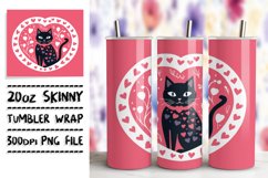 Entertaining Cat Poses Tumbler Artwork Product Image 1