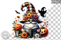 Halloween Gnome Sublimation - Clipart PNG Design Product Image 1