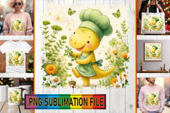 FUN PNG Designs for TSHIRTS, Cute Dino Product Image 1