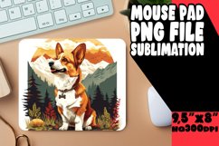 Dog in the Wild Mouse Pad Sublimation Product Image 1