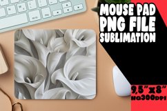 Pastel Spring Blossom Garden Mouse Pad Design Product Image 1