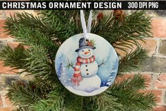 Christmas Ornament Sublimation PNG Design Product Image 1