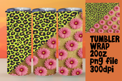 Vibrant Tumbler Design Download , Leopard Print Product Image 1