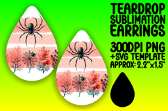 Playful Teardrop Design for Sublimation , Halloween Product Image 1