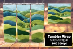 Lovely 3D Summer Wrap for Tumblers Sublimation Product Image 1