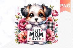 Best Mom Ever Sublimation - Mother&#039;s Day Clipart PNG Design Product Image 1