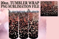 Glitter Flower &amp; Leopard Tumbler Wrap - Blossom Charm Product Image 1