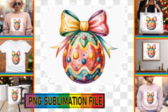 Cheerful TSHIRT PNG Gift Ideas, Easter Egg Product Image 1