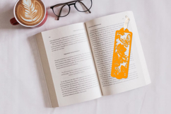 Bookmark Cut files SVG / Bookmark flowers papercut SVG Product Image 2